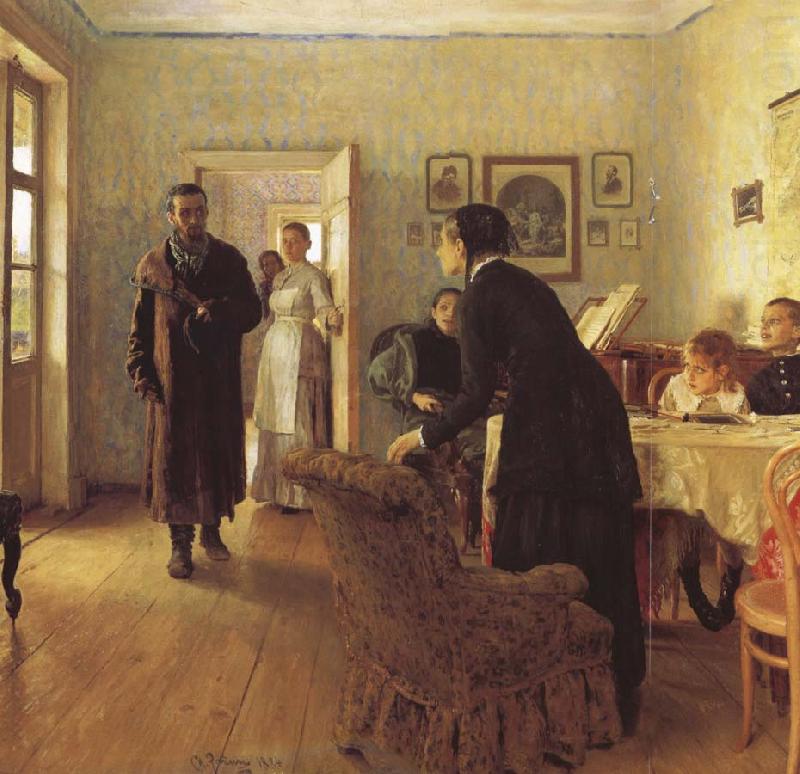 They did Not Expect him, Ilya Repin